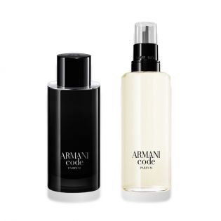 CODE PARFUM 125ML & UUDELLEENTÄYTETTÄVÄ SETTI