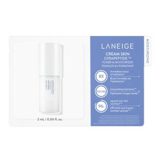 Cream Skin Toner & Moisturizer Cerapeptide (2 ml)