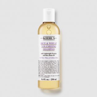 Riisiä ja vehnää lisäävä shampoo